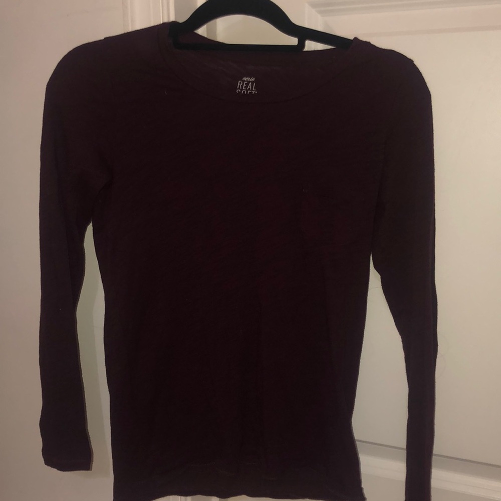 aerie long sleeve soft tee